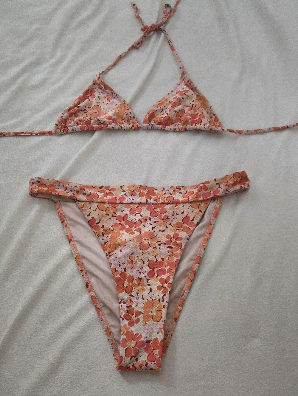 Rhythm. Free People Rosa Floral Bikini Set Size Medium